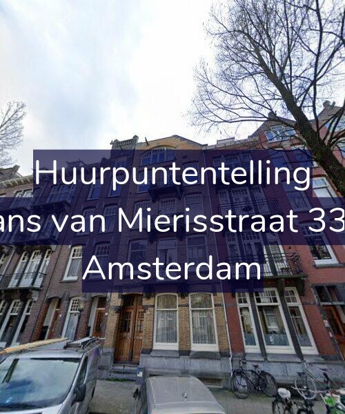 Foto gevel Huurpuntentelling voor Frans van Mierisstraat 33-H, Amsterdam