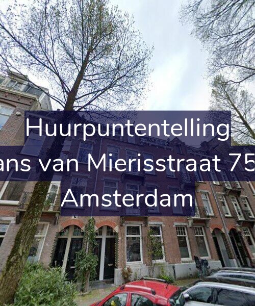 Foto gevel Huurpuntentelling voor Frans van Mierisstraat 75-A, Amsterdam