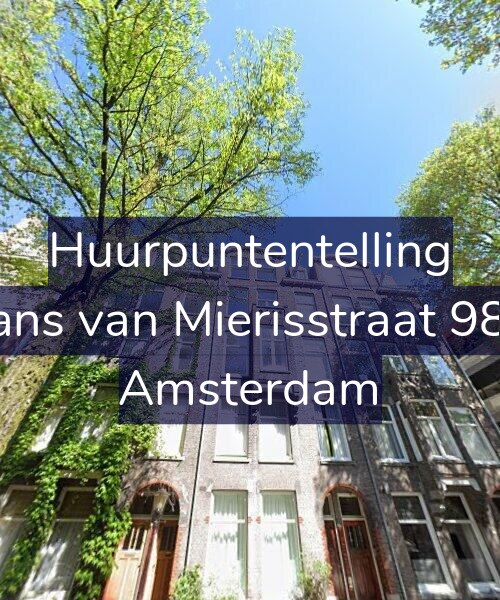 Foto gevel Huurpuntentelling voor Frans van Mierisstraat 98-2, Amsterdam