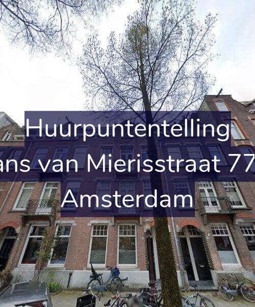 Foto gevel Huurpuntentelling voor Frans van Mierisstraat 77-H, Amsterdam