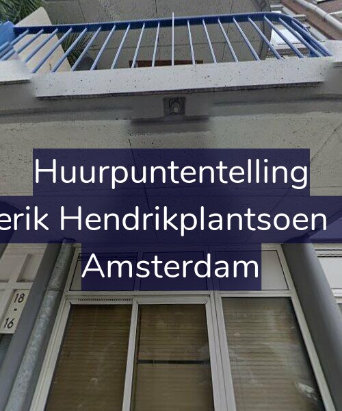 Foto gevel Huurpuntentelling voor Frederik Hendrikplantsoen 16-A, Amsterdam