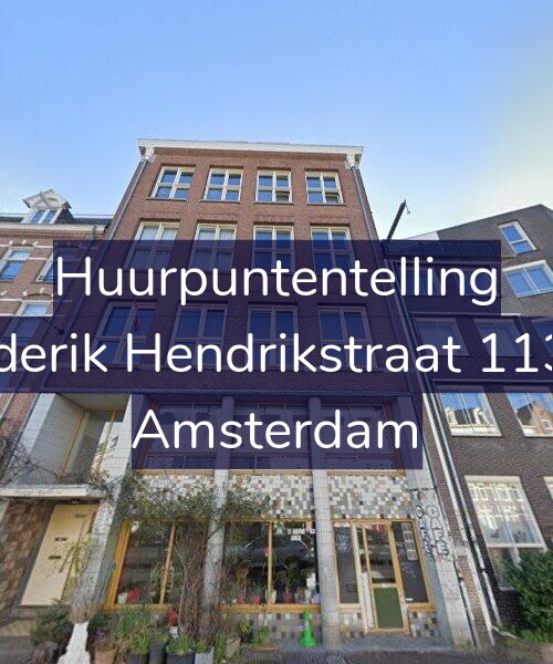 Foto gevel Huurpuntentelling voor Frederik Hendrikstraat 113-M, Amsterdam