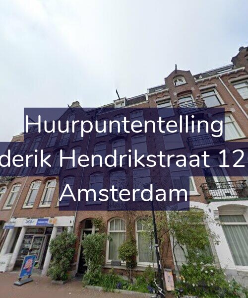 Foto gevel Huurpuntentelling voor Frederik Hendrikstraat 126-1, Amsterdam