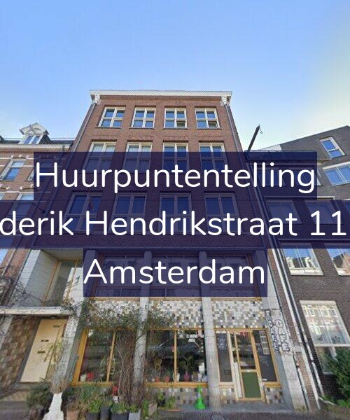 Foto gevel Huurpuntentelling voor Frederik Hendrikstraat 113-L, Amsterdam