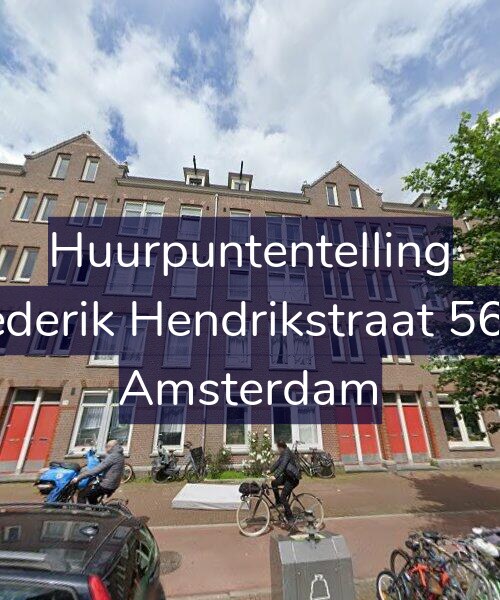 Foto gevel Huurpuntentelling voor Frederik Hendrikstraat 56-H, Amsterdam