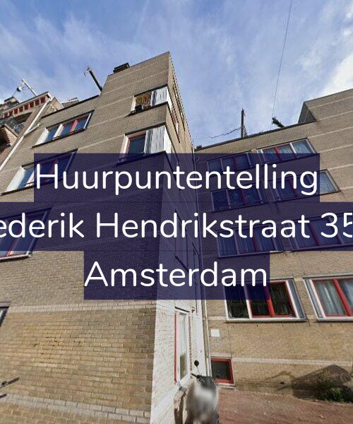 Foto gevel Huurpuntentelling voor Frederik Hendrikstraat 35-E, Amsterdam