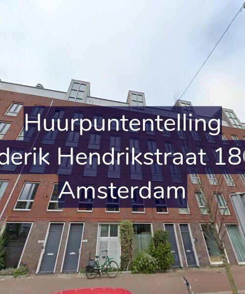 Foto gevel Huurpuntentelling voor Frederik Hendrikstraat 180-B, Amsterdam