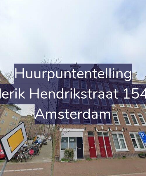 Foto gevel Huurpuntentelling voor Frederik Hendrikstraat 154-A2, Amsterdam