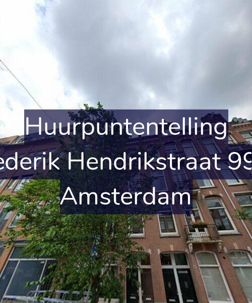 Foto gevel Huurpuntentelling voor Frederik Hendrikstraat 99-2, Amsterdam