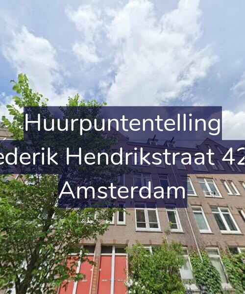 Foto gevel Huurpuntentelling voor Frederik Hendrikstraat 42-3, Amsterdam