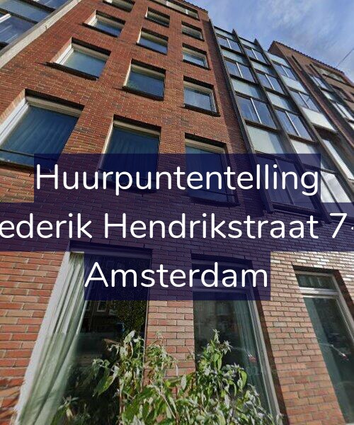 Foto gevel Huurpuntentelling voor Frederik Hendrikstraat 7-A, Amsterdam