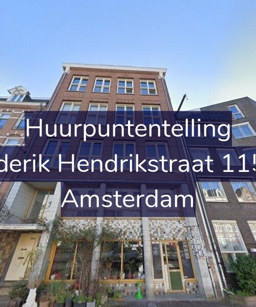 Foto gevel Huurpuntentelling voor Frederik Hendrikstraat 115-M, Amsterdam