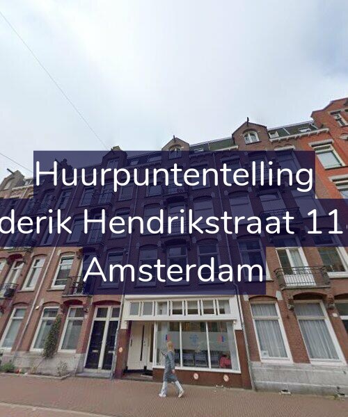 Foto gevel Huurpuntentelling voor Frederik Hendrikstraat 118-1, Amsterdam