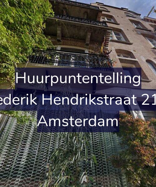 Foto gevel Huurpuntentelling voor Frederik Hendrikstraat 21-3, Amsterdam