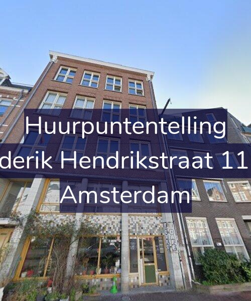 Foto gevel Huurpuntentelling voor Frederik Hendrikstraat 115-F, Amsterdam