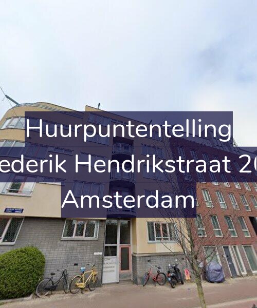 Foto gevel Huurpuntentelling voor Frederik Hendrikstraat 202, Amsterdam