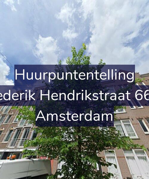 Foto gevel Huurpuntentelling voor Frederik Hendrikstraat 66-2, Amsterdam