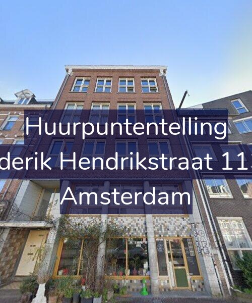 Foto gevel Huurpuntentelling voor Frederik Hendrikstraat 113-P, Amsterdam