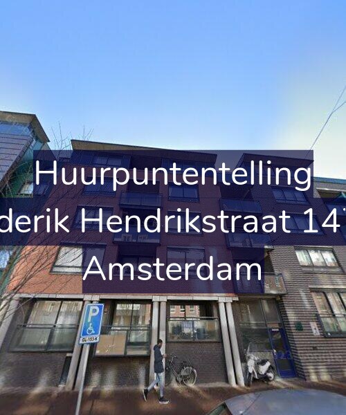 Foto gevel Huurpuntentelling voor Frederik Hendrikstraat 147-A, Amsterdam