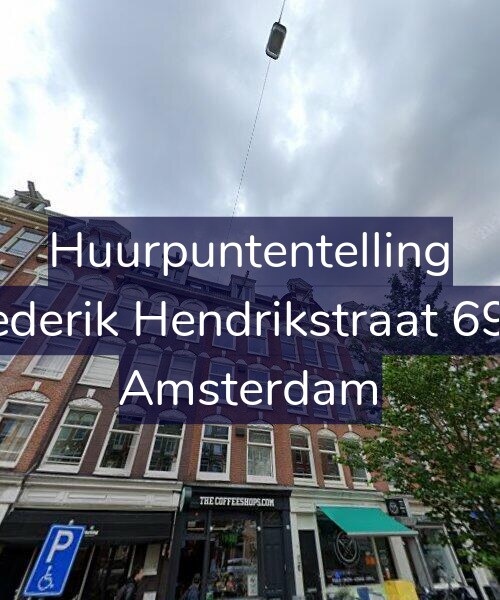 Foto gevel Huurpuntentelling voor Frederik Hendrikstraat 69-2, Amsterdam