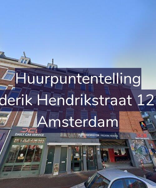 Foto gevel Huurpuntentelling voor Frederik Hendrikstraat 129-1, Amsterdam
