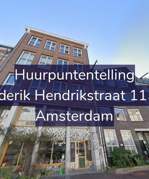 Foto gevel Huurpuntentelling voor Frederik Hendrikstraat 115-B, Amsterdam