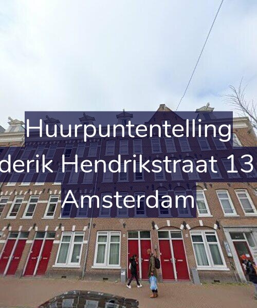 Foto gevel Huurpuntentelling voor Frederik Hendrikstraat 136-3, Amsterdam