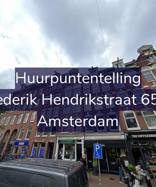 Foto gevel Huurpuntentelling voor Frederik Hendrikstraat 65-1, Amsterdam