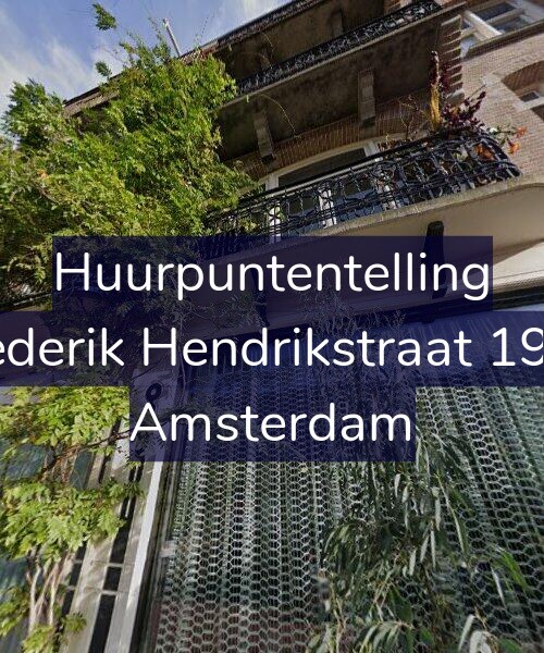 Foto gevel Huurpuntentelling voor Frederik Hendrikstraat 19-H, Amsterdam