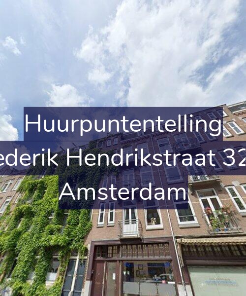 Foto gevel Huurpuntentelling voor Frederik Hendrikstraat 32-2, Amsterdam