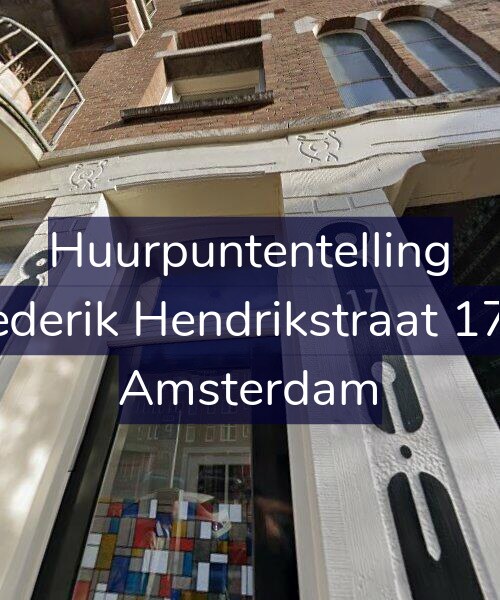 Foto gevel Huurpuntentelling voor Frederik Hendrikstraat 17-2, Amsterdam