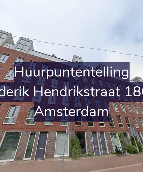 Foto gevel Huurpuntentelling voor Frederik Hendrikstraat 186-B, Amsterdam