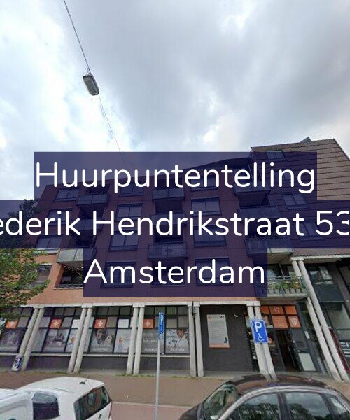 Foto gevel Huurpuntentelling voor Frederik Hendrikstraat 53-D, Amsterdam