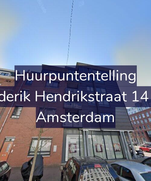 Foto gevel Huurpuntentelling voor Frederik Hendrikstraat 141-A, Amsterdam