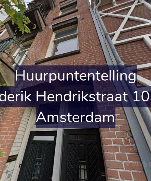 Foto gevel Huurpuntentelling voor Frederik Hendrikstraat 103-1, Amsterdam