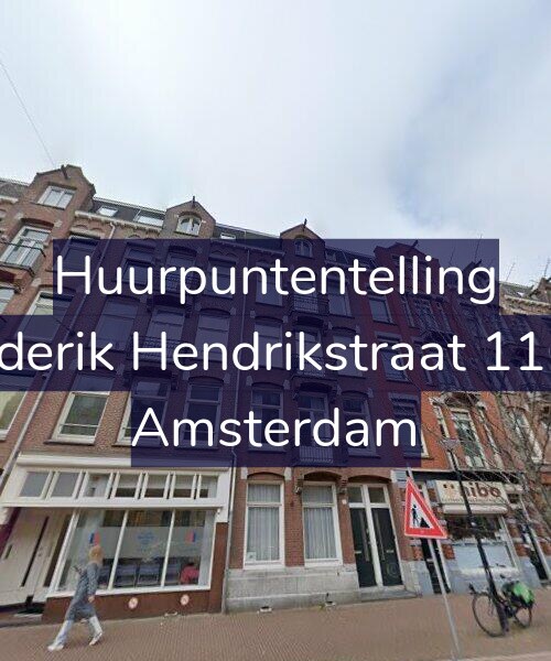 Foto gevel Huurpuntentelling voor Frederik Hendrikstraat 116-3, Amsterdam