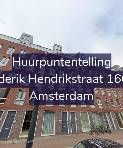Foto gevel Huurpuntentelling voor Frederik Hendrikstraat 166-D, Amsterdam