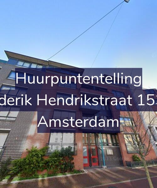 Foto gevel Huurpuntentelling voor Frederik Hendrikstraat 153-C, Amsterdam