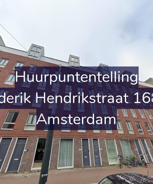 Foto gevel Huurpuntentelling voor Frederik Hendrikstraat 168-A, Amsterdam