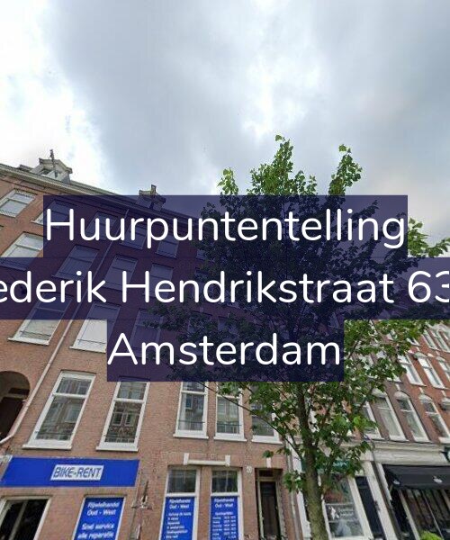 Foto gevel Huurpuntentelling voor Frederik Hendrikstraat 63-3, Amsterdam