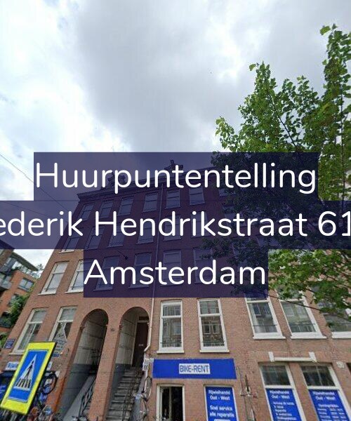 Foto gevel Huurpuntentelling voor Frederik Hendrikstraat 61-2, Amsterdam