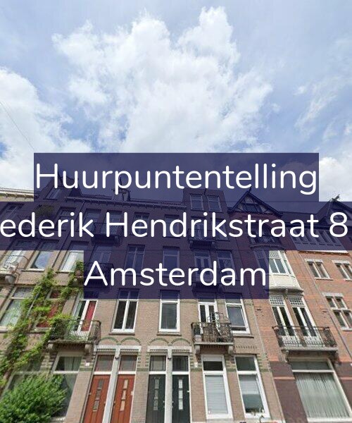 Foto gevel Huurpuntentelling voor Frederik Hendrikstraat 8-2, Amsterdam