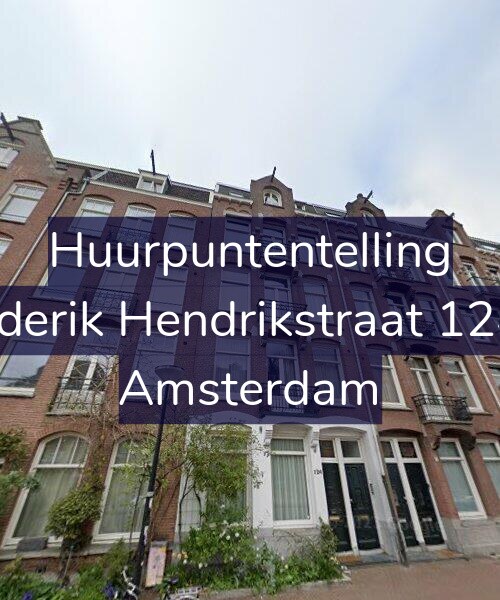 Foto gevel Huurpuntentelling voor Frederik Hendrikstraat 124-3, Amsterdam