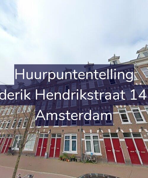 Foto gevel Huurpuntentelling voor Frederik Hendrikstraat 142-3, Amsterdam