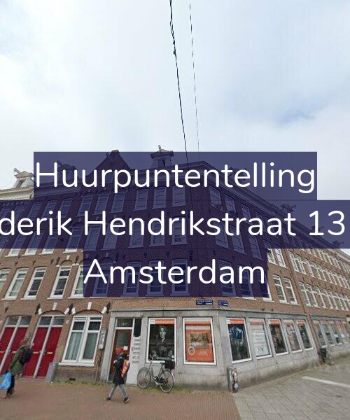 Foto gevel Huurpuntentelling voor Frederik Hendrikstraat 132-2, Amsterdam