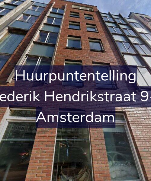 Foto gevel Huurpuntentelling voor Frederik Hendrikstraat 9-B, Amsterdam