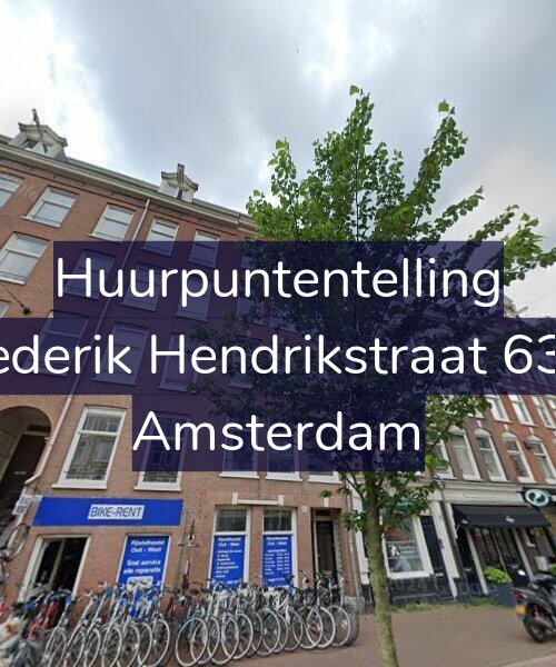Foto gevel Huurpuntentelling voor Frederik Hendrikstraat 63-4, Amsterdam