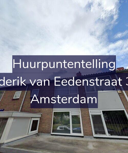 Foto gevel Huurpuntentelling voor Frederik van Eedenstraat 3-H, Amsterdam