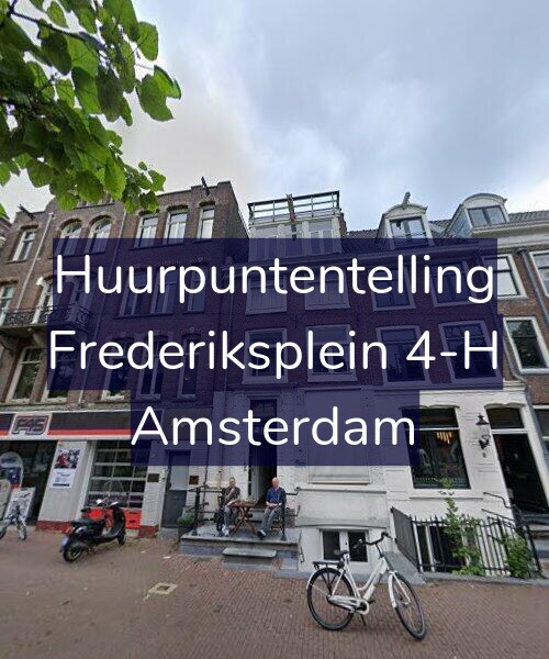 Foto gevel Huurpuntentelling voor Frederiksplein 4-H, Amsterdam