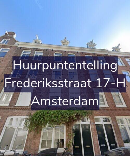 Foto gevel Huurpuntentelling voor Frederiksstraat 17-H, Amsterdam